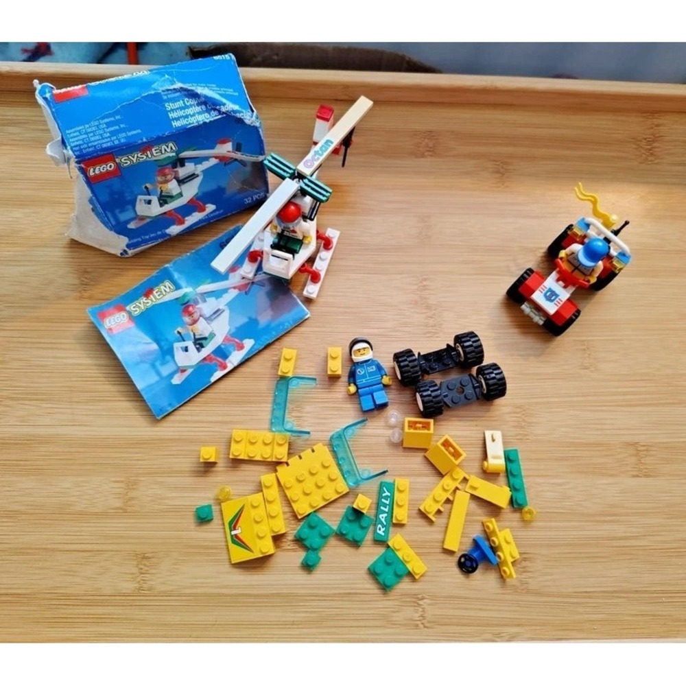 Lot of 6 Vintage Lego Town Sets - Complete & Incomplete Sets